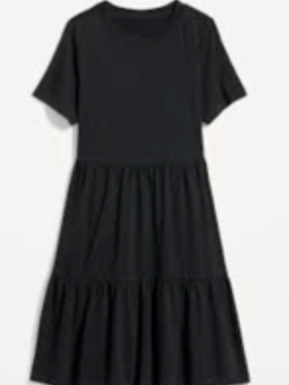 Old Navy. Short sleeved tiered slub knit dress.